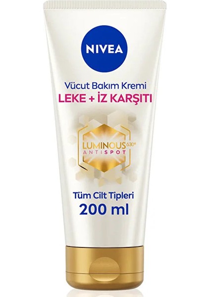 LUMINOUS630 Leke ve Iz Karşıtı - Vücut Bakım Kremi - 200 ml