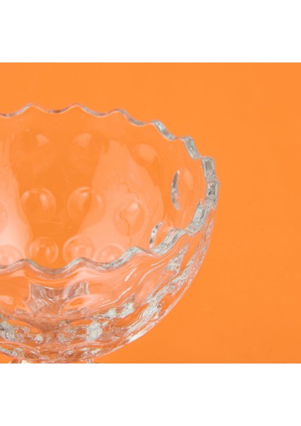 6'lı Ayaklı Kase Seti - Şeffaf - 210 ml fırsatları