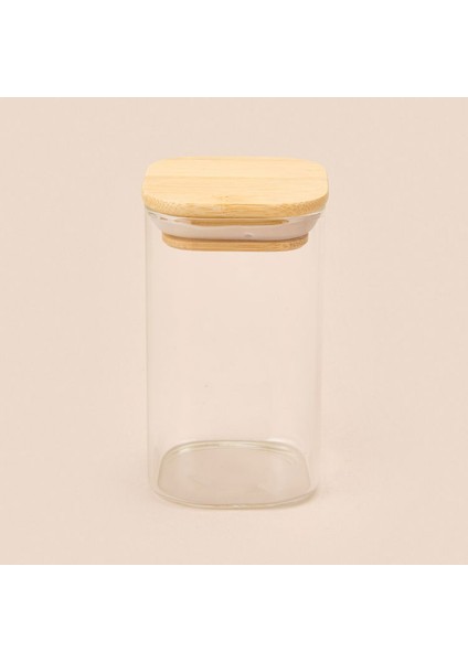 Mantar Kapak Cam Kavanoz - Şeffaf / Açık Kahverengi - 210 ml fırsatları