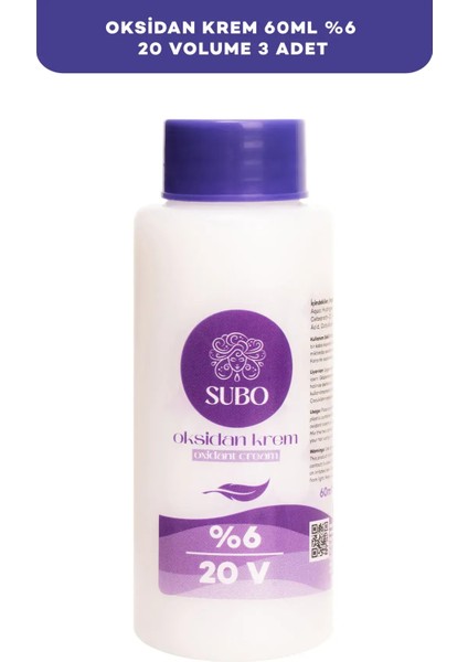 Oksidan Krem %6 20 Volume 3X60 ml