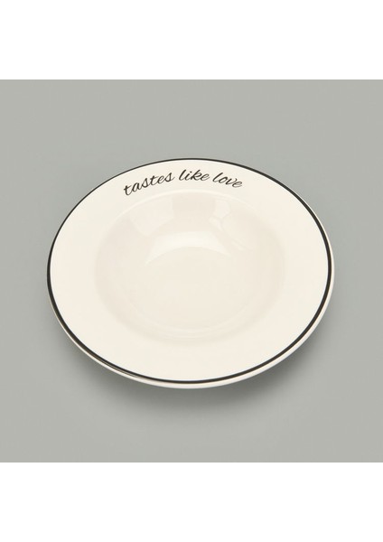 Evidea Kitchen Tastes Like Love Makarna Tabağı - Renkli - 26 cm fırsatları