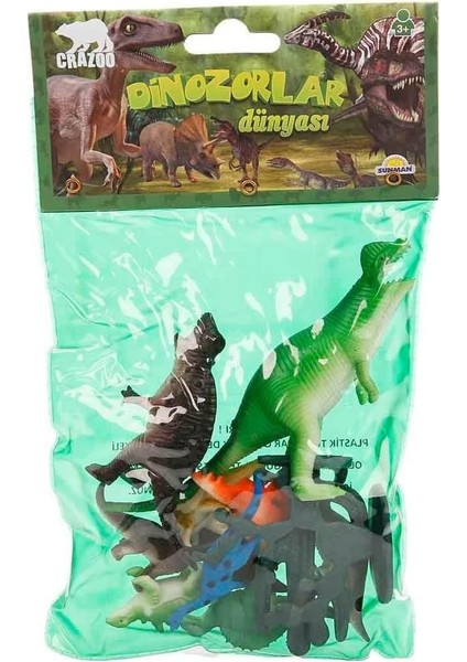 Sun-Rst-Crz-Figür Dinozorlar Dünyasi Kçk.poşet 3A.