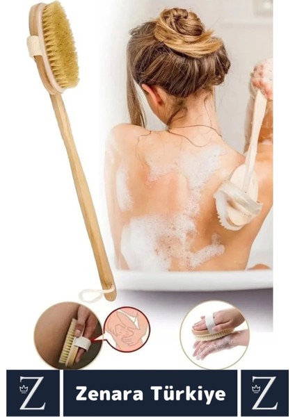 %100 Doğal Yumuşak Vücut Masajı Etkili Uzun Saplı At Kılı Duş Banyo Fırçası fiyatları