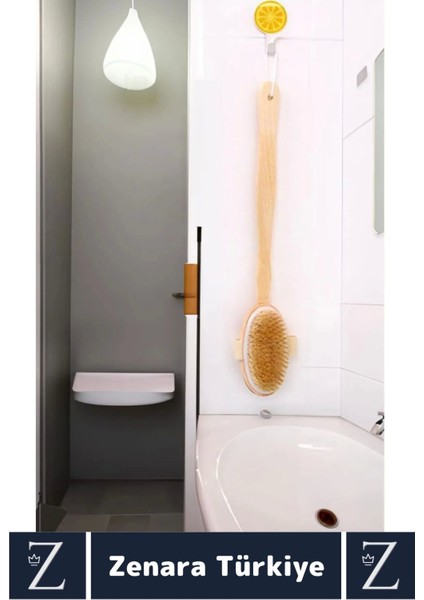%100 Doğal Yumuşak Vücut Masajı Etkili Uzun Saplı At Kılı Duş Banyo Fırçası fırsatları