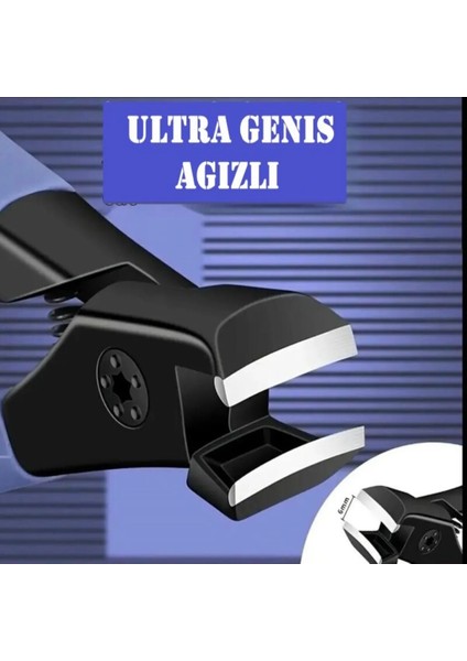 Tırnak Makası Profesyonel Bileyli Paslanmaz Çelik Mantarlı Ayak Geniş Agız