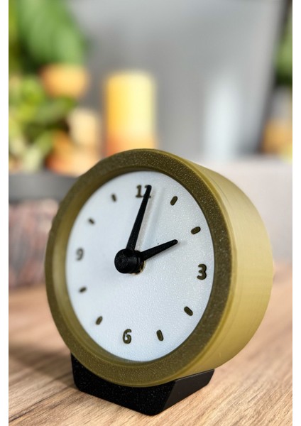 Yuvarlak Haki Retro Masa Saati, Şık ve Kullanışlı Ev Veya Ofis Dekoru Için Ideal fiyatları