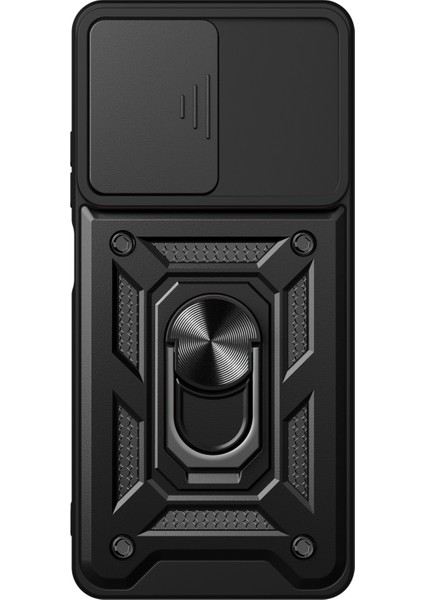 Vivo Y16 4g Pc+Tpu Hibrit Kapak Halkalı Kickstand Telefon Kılıfı Sürgülü Kamera Koruyucu-Altın (Yurt Dışından) fırsatları