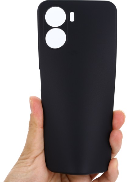 Vivo Y16 4g Telefon Kılıfı, Sıvı Silikon + Yumuşak Astar Koruyucu Arka Kapak ve Kayış-Siyah (Yurt Dışından) fırsatları