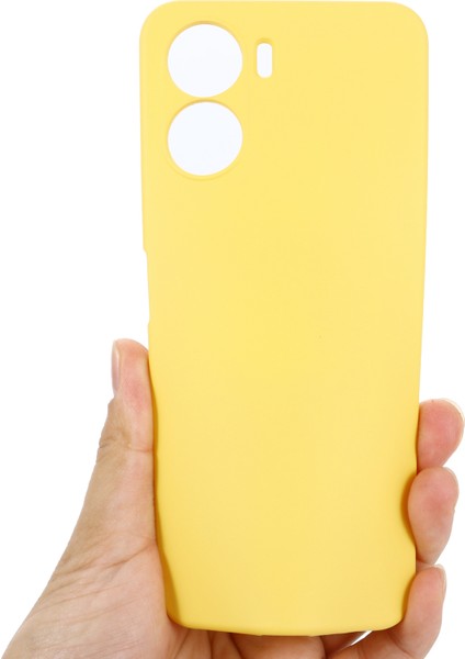 Vivo Y16 4g Telefon Kılıfı, Sıvı Silikon + Yumuşak Astar Koruyucu Arka Kapak ve Kayış-Sarı (Yurt Dışından) fırsatları