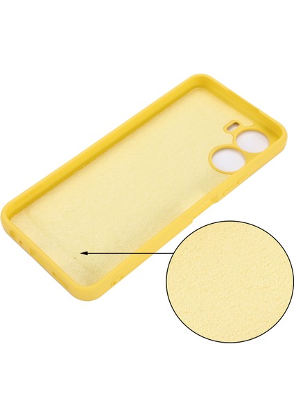 Vivo Y16 4g Telefon Kılıfı, Sıvı Silikon + Yumuşak Astar Koruyucu Arka Kapak ve Kayış-Sarı (Yurt Dışından) indirimleri