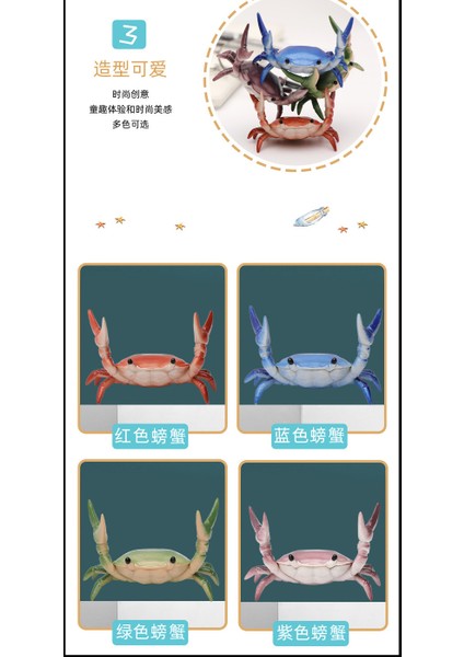 Halter Yengeç Kalem Tutucu Depolama Süsü Modeli (Yurt Dışından) indirimleri