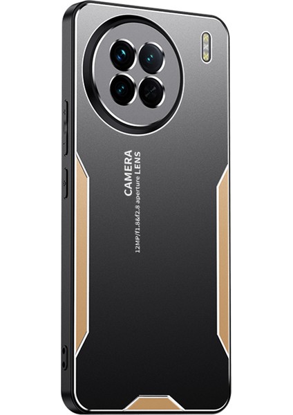Vivo X90 5g Telefon Kılıfı Düşme Koruması Alüminyum Alaşımlı Metal Kapak-Altın (Yurt Dışından)