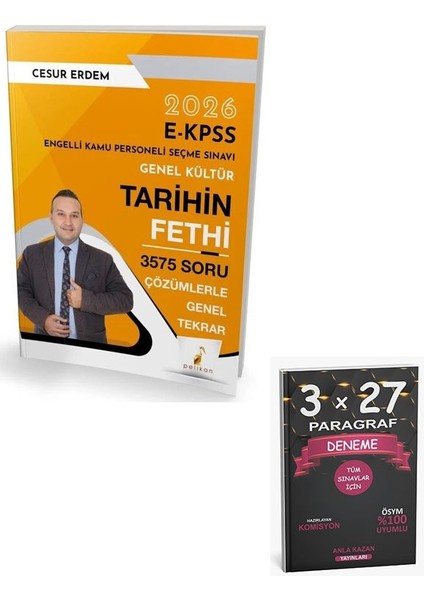 Pelikan 2026 Ekpss Tarihin Fethi 3575 Soru Genel Tekrar Çözümlü+Anlakazan Paragraf