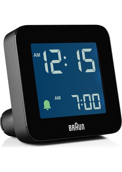 Şık Siyah Dijital Alarmlı Masa Saati Renkli Ekran ve Fonksiyonlar fiyatları