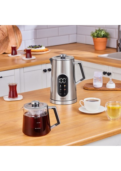Cool Touch 1503 Dijital Çift Cidarlı Çay Makinesi Inox