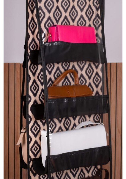 Çanta ve Ayakkabı Düzenleyici 10 Cepli Keçe Kumaş 37 x 125 cm modelleri