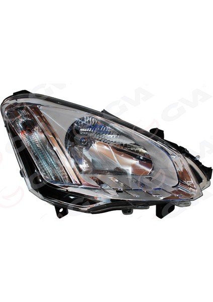 Far Sinyal Sağ Berlingo 2012 Elektrikli H4 Motorlu Ledli Drstr