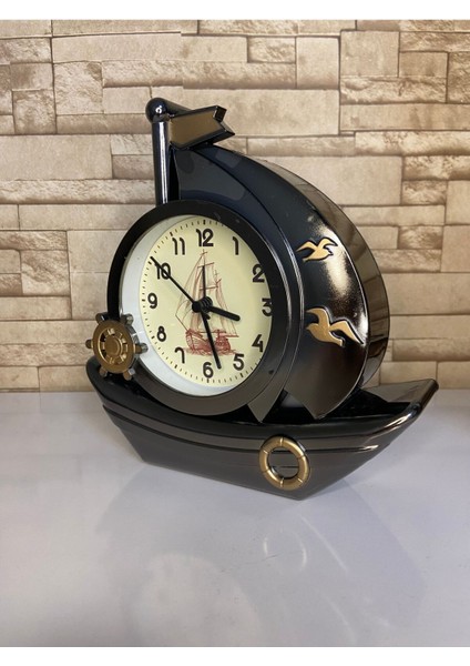 Özel Tasarımlı Yelkenli Çocuk Odası Masa Saati, Alarm Özelliğiyle Güzel Sürpriz modelleri