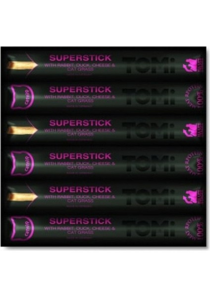 Kedi Stick Tavşan Ördek ve Peynirli 6lı 5X6GR 30GR Drstr