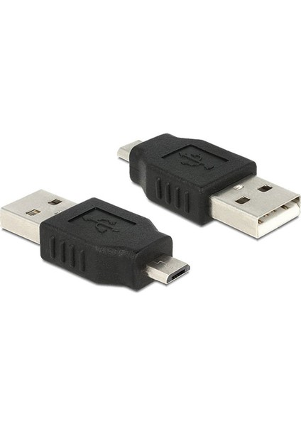 Mini USB Erkek - Mikro USB Erkek Çevirici 2'li Adaptör Set