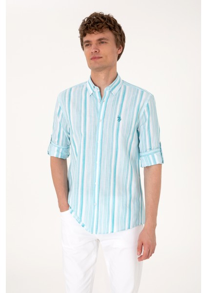 Erkek Aqua Gömlek Desenli 50306331-VR007 modelleri