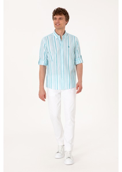 Erkek Aqua Gömlek Desenli 50306331-VR007 fırsatları