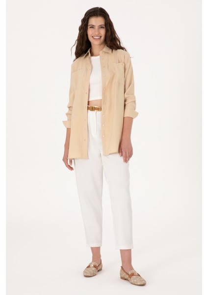 Kadın Taş Gömlek Desenli 50299571-VR049 fırsatları