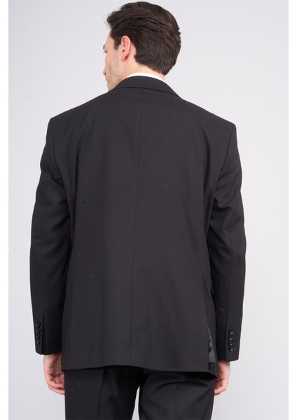 Kagi Siyah Erkek Pamuk Polyester Hıguan 4 Drop Klasik Takım indirimleri
