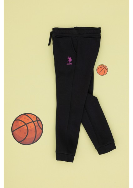 Kız Çocuk Siyah Eşofman Altı 50316914-VR046