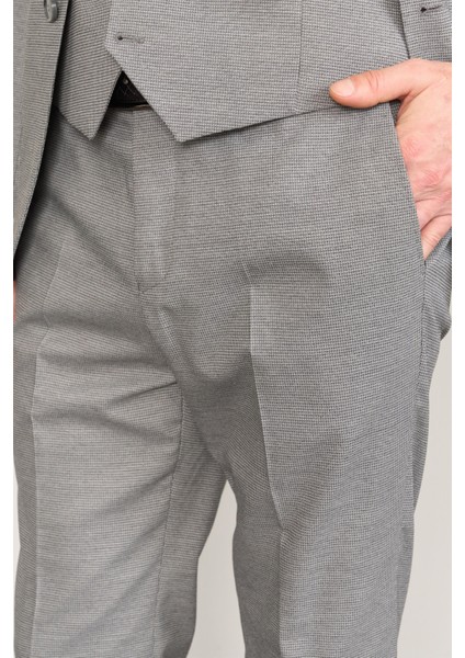Kagi Gri Erkek Pamuk Polyester Sparta Yelekli Takım fırsatları
