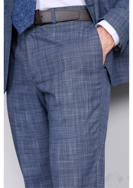 9120 Erkek Mono Yaka Slim Fit Takım Elbise Lacivert fırsatları