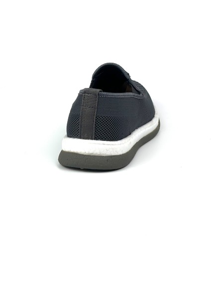 Erkek Gri Çok Hafif Triko Bağcıksız Esnek Hafif Günlük Casual Sneaker Spor Ayakkabı indirimleri