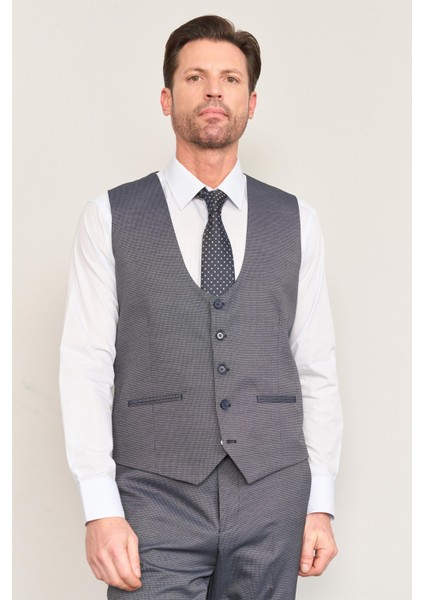 Kagi Lacivert Erkek Pamuk Polyester Sparta Yelekli Takım indirimleri