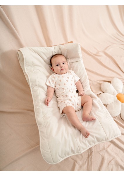 Jakarlı Baskılı Bebe Çıtçıtlı Body ve Şort Takımı – 3-24 Ay