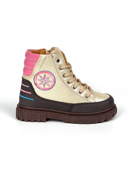 Kız Çocuk Krem Kahve Içi Kürklü Termo Taban Suya Soğuğa Dayanıklı Günlük Rahat Bot modelleri