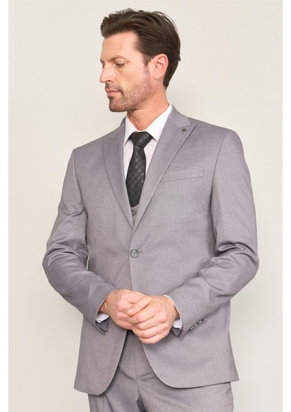 Kagi Füme Erkek Pamuk Polyester Roma Yelekli Takım