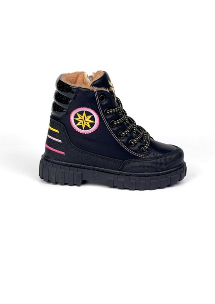 Kız Çocuk Siyah Içi Kürklü Termo Taban Suya Soğuğa Dayanıklı Günlük Rahat Bot modelleri