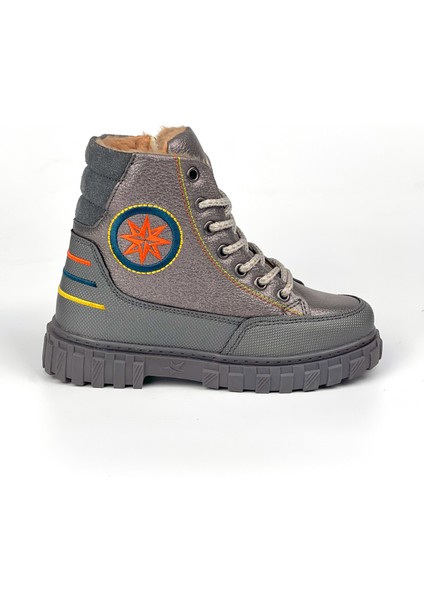 Erkek Çocuk Platin Oranj Içi Kürklü Termo Taban Suya Soğuğa Dayanıklı Günlük Rahat Bot modelleri