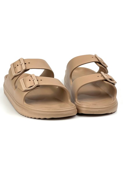 Unisex Vizon Çift Tokalı Kaymaz Taban Ayarlanabilir Hafif Günlük Plaj Terlik fiyatları