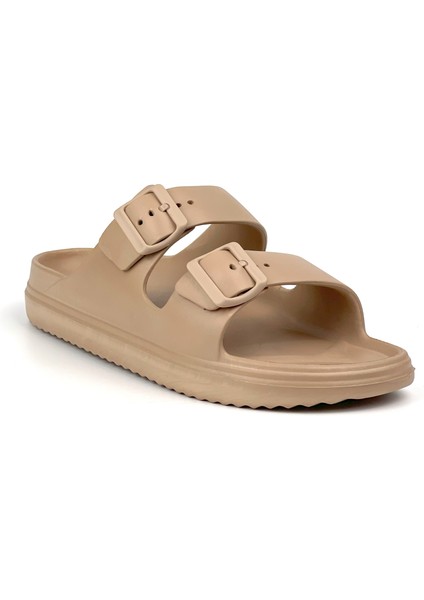 Unisex Vizon Çift Tokalı Kaymaz Taban Ayarlanabilir Hafif Günlük Plaj Terlik modelleri