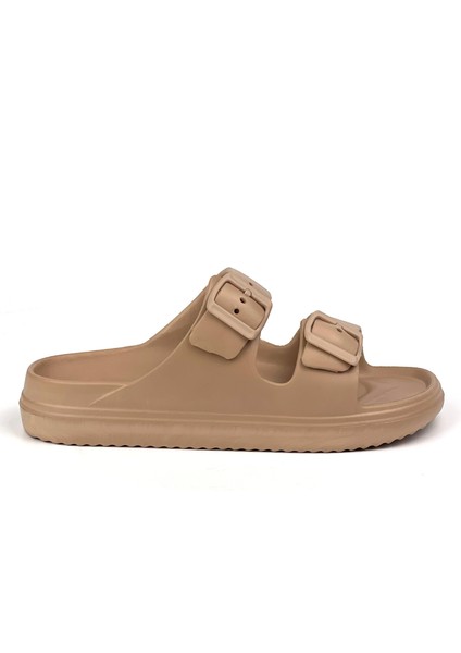 Unisex Vizon Çift Tokalı Kaymaz Taban Ayarlanabilir Hafif Günlük Plaj Terlik fırsatları