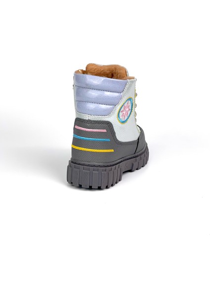 Kız Çocuk Gümüş Platin Içi Kürklü Termo Taban Suya Soğuğa Dayanıklı Günlük Rahat Bot fırsatları