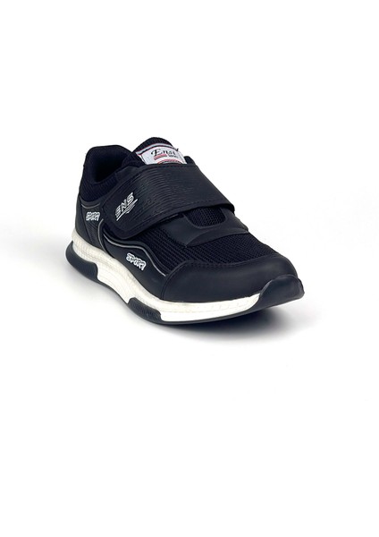 Kadın Siyah Beyaz Bağcıksız Cırtlı Hafif Rahat Günlük Sneaker Spor Ayakkabı modelleri