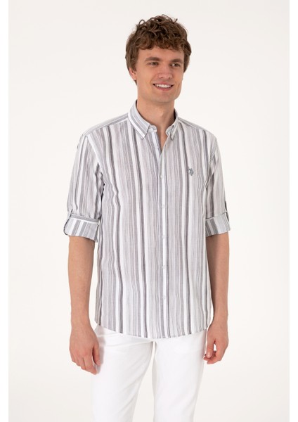 Erkek Antrasit Gömlek Desenli 50306331-VR006 modelleri