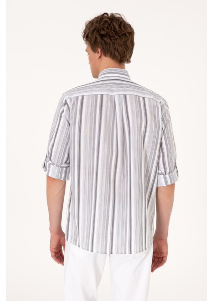 Erkek Antrasit Gömlek Desenli 50306331-VR006 indirimleri