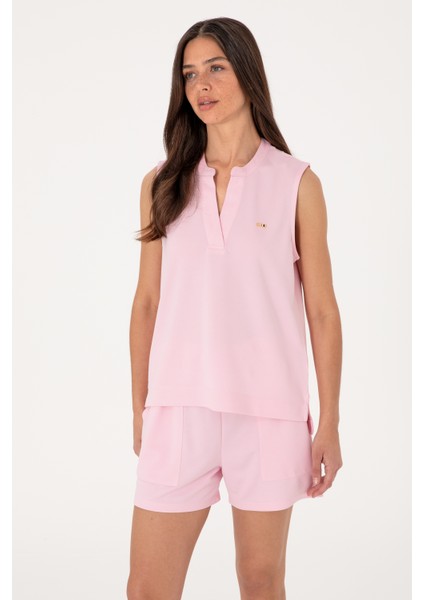 Kadın Açık Pembe Tişört 50306736-VR078 modelleri