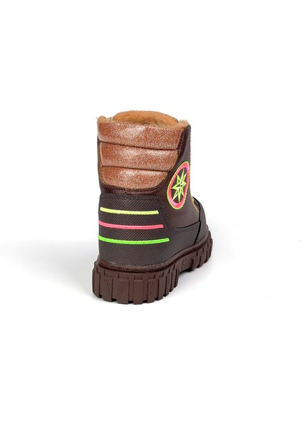 Erkek Çocuk Kahve Içi Kürklü Termo Taban Suya Soğuğa Dayanıklı Günlük Rahat Bot fırsatları