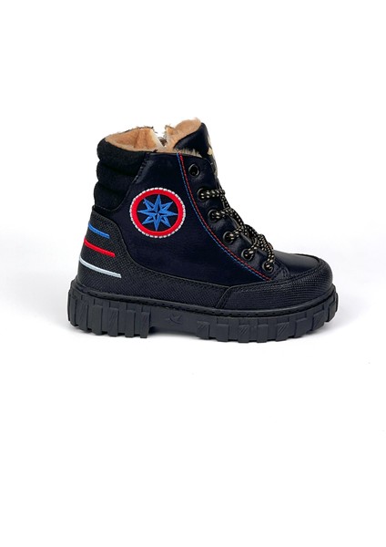 Erkek Çocuk Siyah Sax Içi Kürklü Termo Taban Suya Soğuğa Dayanıklı Günlük Rahat Bot modelleri