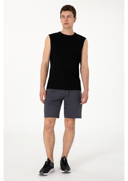 Erkek Antrasit Şort (Örme) 50307289-VR006