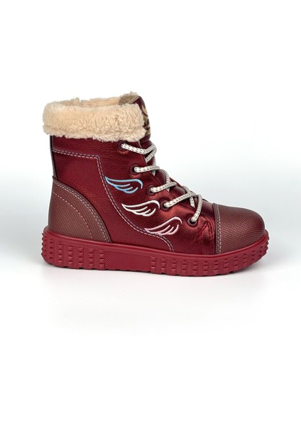 Kız Çocuk Bordo Içi Kürklü Termo Taban Suya Soğuğa Dayanıklı Günlük Rahat Bot fiyatları